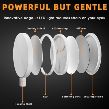 Vatato LED Desk Lamp | Adjustable Light for Video Calls