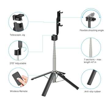 MYBAT PRO Selfie Stick Tripod with Remote for All Smartphones