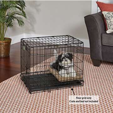 MidWest Homes for Pets Floor Grid for Dog Crate; Elevated Floor Grid; Fits Models 1324TD, 1524, 1524...
