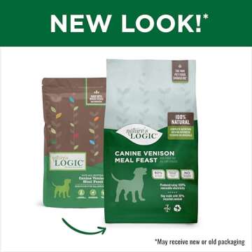 NATURE'S LOGIC Canine Meal Feast, Venison - All-Natural Dog Food
