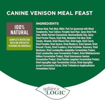 Nature’s Logic Venison Dog Food for All Life Stages