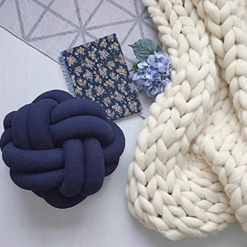 VIYEAR Chunky Knit Blanket: Ivory White Comfort & Style