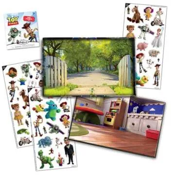 Colorforms — Disney Toy Story Box Set — Pieces Stick Like Magic — Scenes and Pieces for Storytelling Play! — Ages 3+