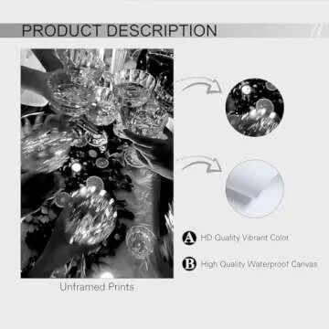 CITXJUM Funky Bar Cocktail Posters Vintage Black and White Canvas Wall Art Champagne Cheers Prints Bar Cart Decor for Kitchen Party Wall Decor 24x36inch Unframed