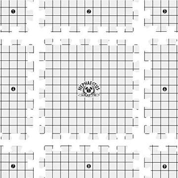 Hephaestus Crafts Blocking Mats for Knitting - Pack of 9 GRAY Blocking Boards with Grids for Needlepoint or Crochet. 150 T-pins