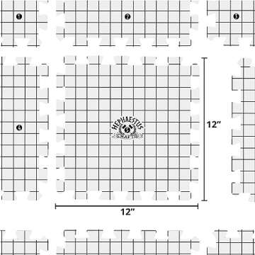 Hephaestus Crafts Blocking Mats for Knitting - Pack of 9 GRAY Blocking Boards with Grids for Needlepoint or Crochet. 150 T-pins