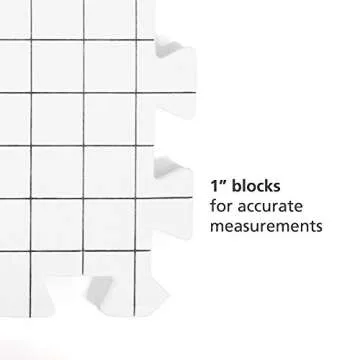 Hephaestus Crafts Blocking Mats for Knitting - Pack of 9 GRAY Blocking Boards with Grids for Needlepoint or Crochet. 150 T-pins