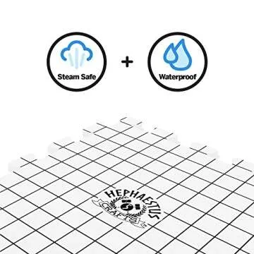 Hephaestus Crafts Blocking Mats for Knitting - Pack of 9 GRAY Blocking Boards with Grids for Needlepoint or Crochet. 150 T-pins