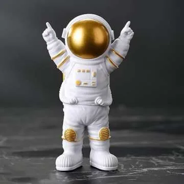 Ni-JASW Astronaut Statues Set for Home Decor Gifts