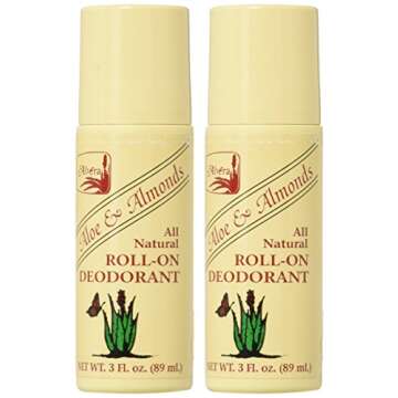 Alvera Roll On Deod Aloe and BlkSd - 2 Pack 3 Ounce