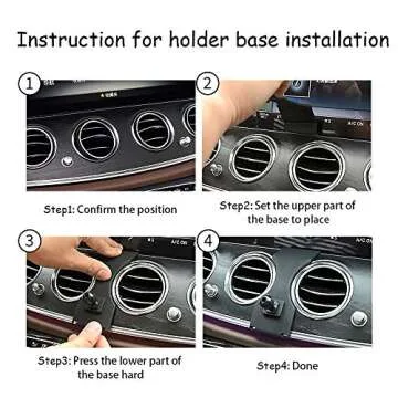 LUNQIN Car Phone Holder for 2016-2023 Mercedes Benz E Class E300 E200 E260 E220d 2018-2023 CLS Class CLS350 CLS450 Auto Accessories Navigation Bracket Interior Decoration Mobile Cell Phone Mount