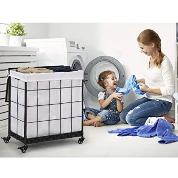 Durable Laundry Hamper with Removable Liner and Wheels