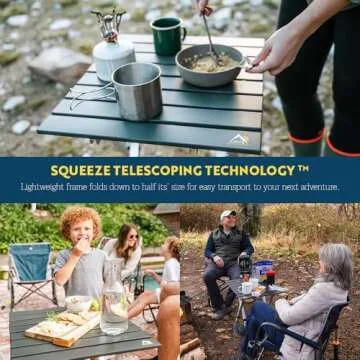 GCI Outdoor Compact Camp Table 20 Portable Folding Table