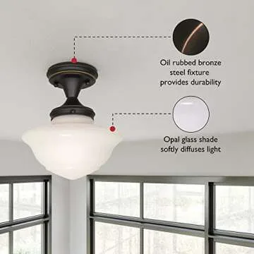 Design House Vintage Inspired Ceiling Light for Home Use