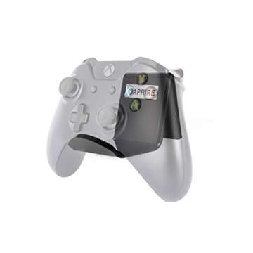 OAPRIRE Universal Controller Holder Wall Mount 2 Pack, Acrylic Controller Stand Gaming Accessories with Cable Clips, Build Your Game Fortresses (Black)