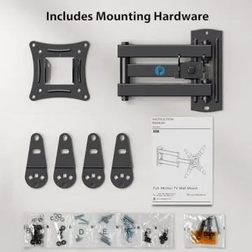 Full Motion TV Wall Mount for 13-42 Inch Screens