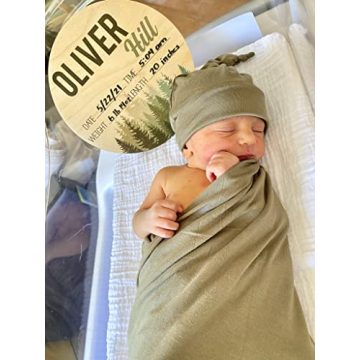 Personalized Birth Stat Sign for Newborn Baby