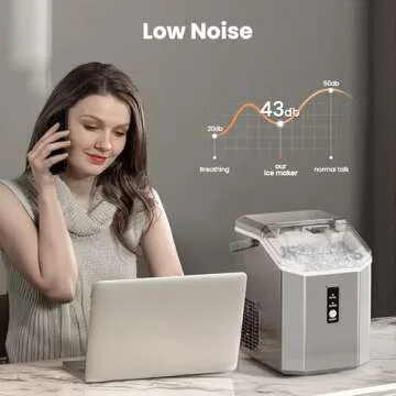 Electactic Nugget Ice Maker - 34lbs Daily Capacity