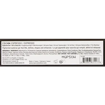 NYX Professional Eyebrow Gel - Waterproof and Long-Lasting
