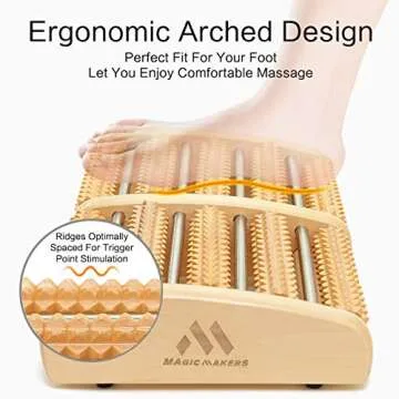 MagicMakers Foot Massager Roller for Relaxation & Stress Relief