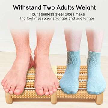 MagicMakers Foot Massager Roller for Relaxation & Stress Relief