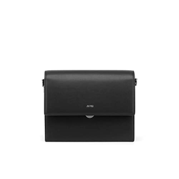 JW PEI Women's Mini Flap Crossbody in Chic Charcoal Black