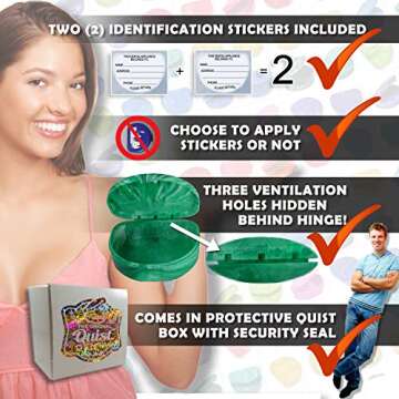 QUIST (TM) FarOut - Orthodontic Retainer Case (Bronze)