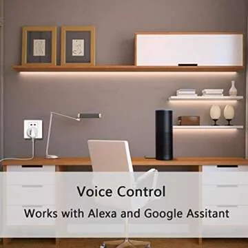 Amysen Smart Plug, Smart Home WiFi Outlet Works with Alexa, Echo, Google Home, No Hub Required, ETL & FCC Certified, 2.4G WiFi Only, 4 Pack (Plug 4 Pack New)