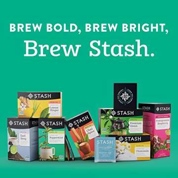 Stash Tea Organic Premium Green Tea, Box of 100 Tea Bags
