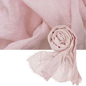Wobe Soft Cotton Hemp Scarves for Women - Elegant & Versatile
