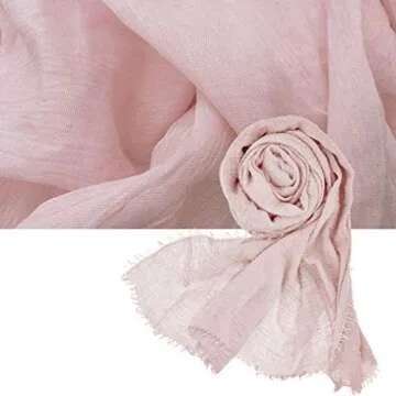 Wobe Soft Cotton Hemp Scarves for Women - Elegant & Versatile