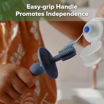 Haakaa 360° Baby Toothbrush - Safe Self-Brushing Training