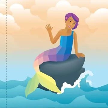 Paint By Sticker Kids Mermaids & Magic Creative Activity