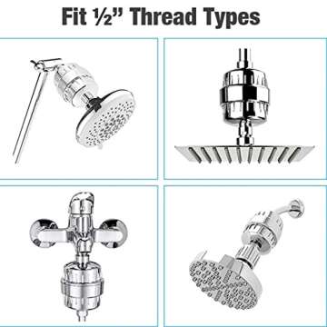 Laicky 20 Stage Shower Filter for Healthier Skin and Hair