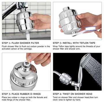 Laicky 20 Stage Shower Filter for Healthier Skin and Hair