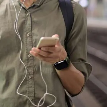 Nereides Compatible with Apple Watch Series 10 Band Series 9/8/7/6/5/4/SE/SE2/Ultra 1/2, Nylon Sports Strap with Woven Design for 49mm/46mm/45mm/44mm (L, Army Green)