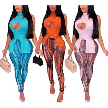 IyMoo Two Piece Pants Set for Women - Summer Outfits