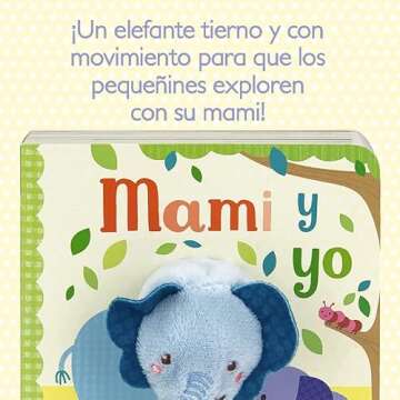Mami y Yo - Finger Puppet Board Book for Kids