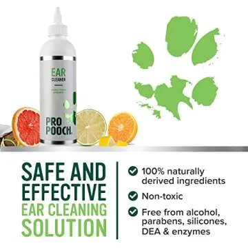 Pro Pooch Natural Dog Ear Cleaner for Healthy Ears