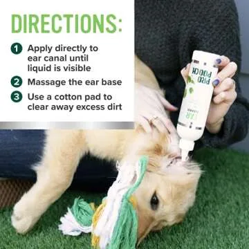 Pro Pooch Natural Dog Ear Cleaner for Healthy Ears