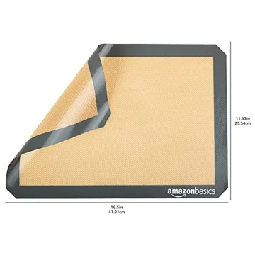 Non-Stick Silicone Baking Mat Pack of 2 - Amazon Basics