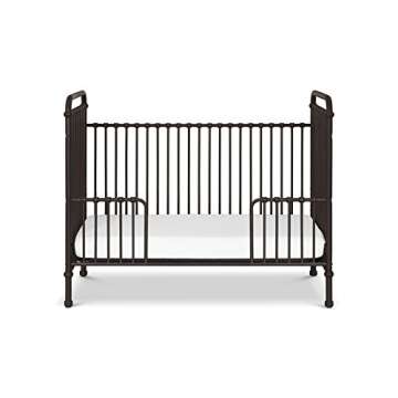 Namesake Abigail 3-in-1 Convertible Metal Crib in Vintage Iron, Greenguard Gold Certified