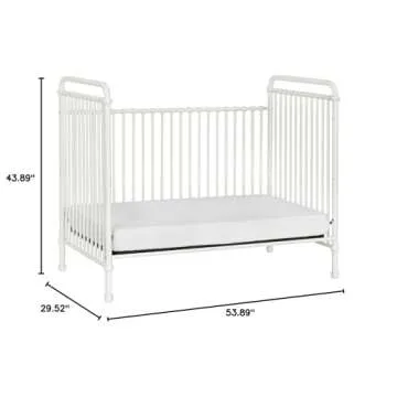 Namesake Abigail Convertible Metal Crib - Greenguard Certified