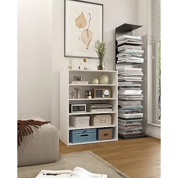 HAIOOU 6 Tier White Shoe Rack - Stylish Storage Solution