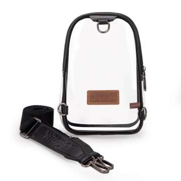 Wrangler Clear Sling Bag for Women, Eco-Friendly & Stylish