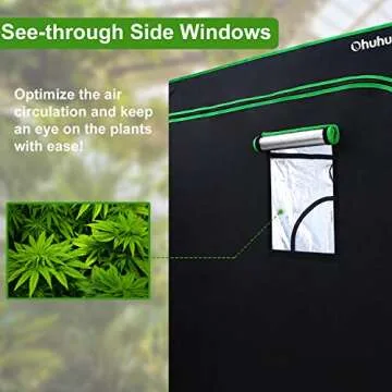 Ohuhu Hydroponic Grow Tent for Indoor Gardening