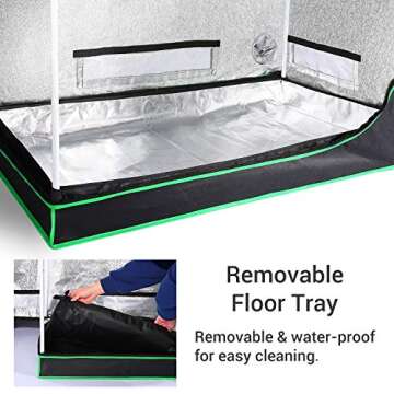 Ohuhu Hydroponic Grow Tent for Indoor Gardening