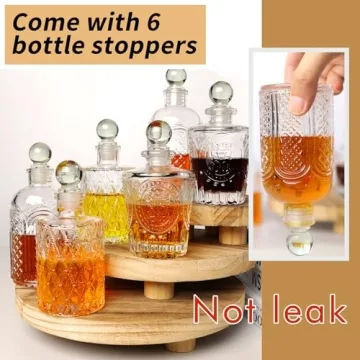 Stylish INFTYLE Syrup Bottle Set of 6 for Kitchen Use