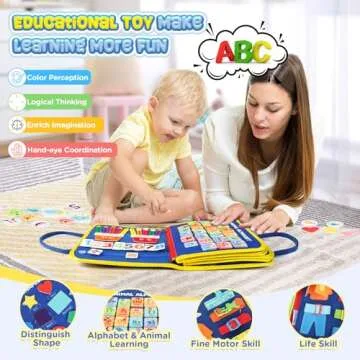 URMYWO Busy Board Montessori Learning Toy Activities