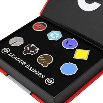 Pokemon Gym Badges Set - Perfect Gift for Trainers